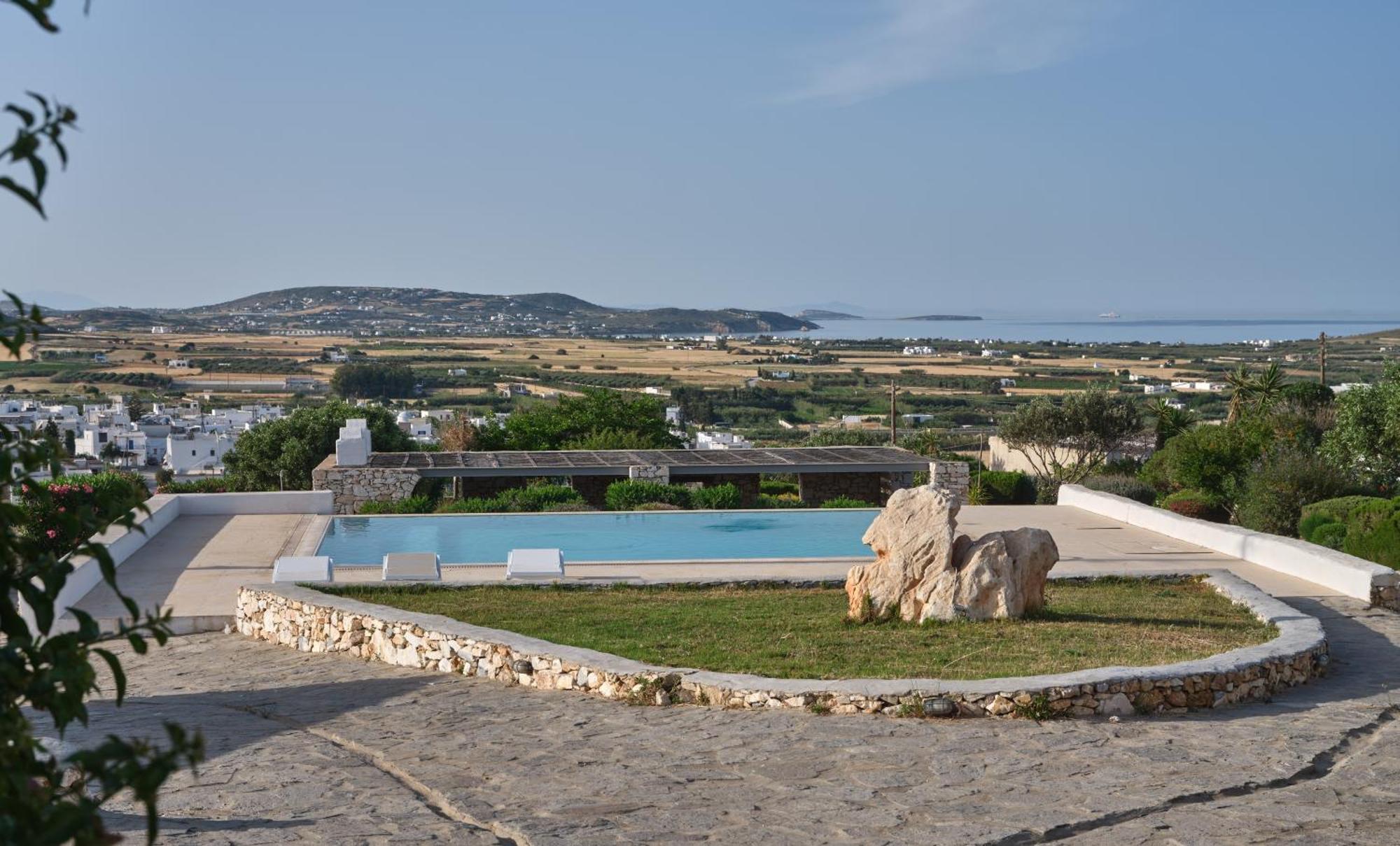 Amelie Villa With Pool And Amazing Sea Views, Paros Márpissa 外观 照片